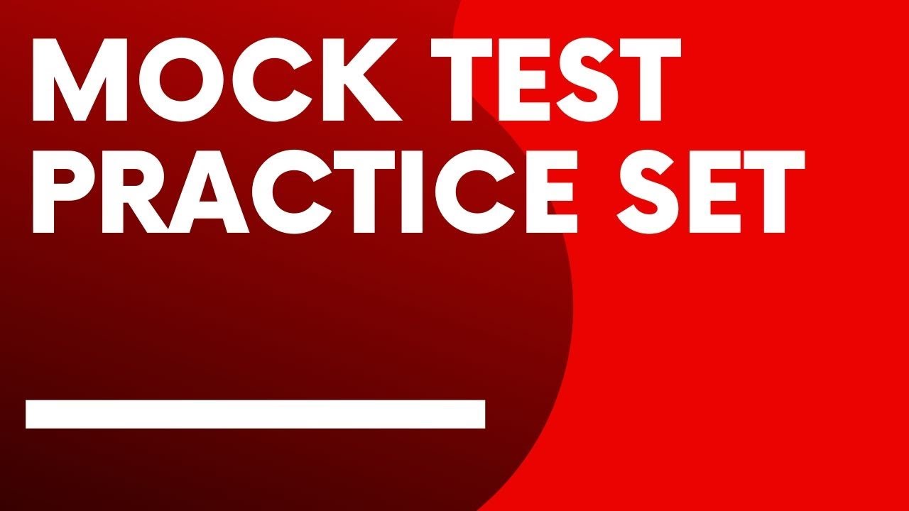 Try our mock tests to analyze your performance image